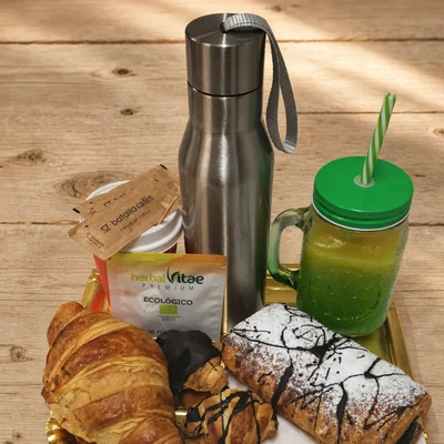 Desayuno Dulce Artepans con Termo para 2 personas