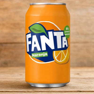 Lata de Fanta Naranja