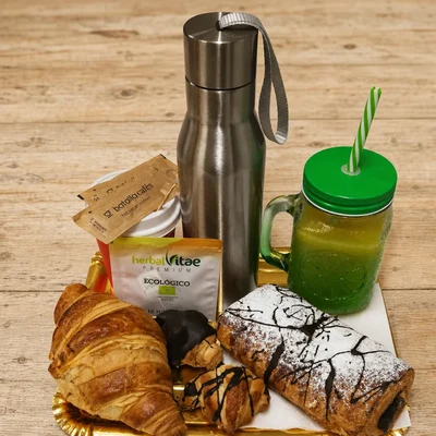 Desayuno Dulce Artepans con Termo para 2 personas