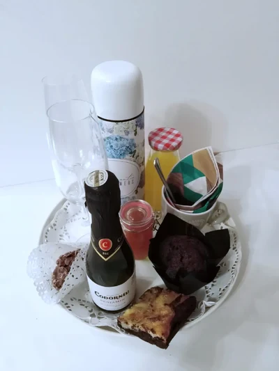 Desayuno Amor dos personas