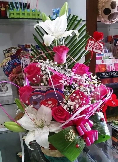 Centro de Flores Pink