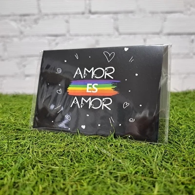 Tarjeta "Amor es amor"