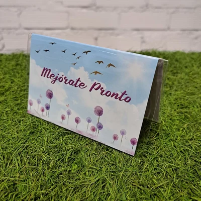 Tarjeta "Mejórate pronto"