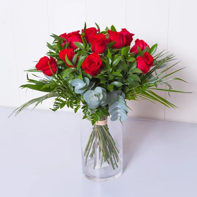 Ramo de 12 Rosas Rojas