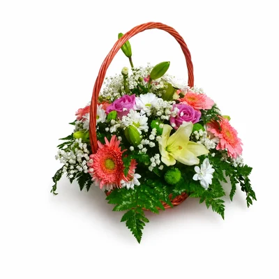 Cesta de Flores Naturales