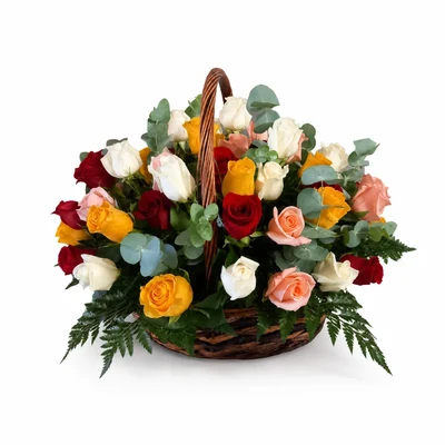 Cesta de Rosas