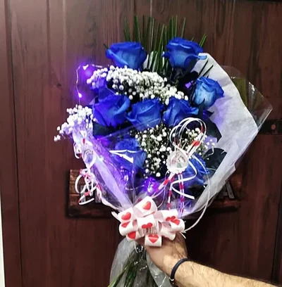 Ramo de Rosas Azules