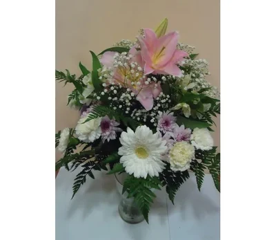 Ramo de Flores Variado Tonos Blancos