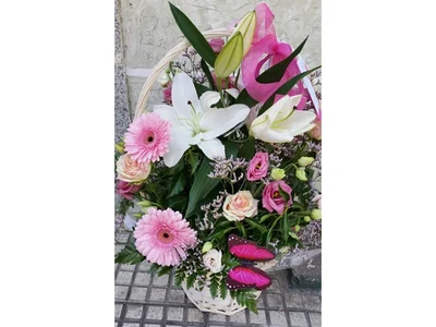 Cesta de Flores Primavera