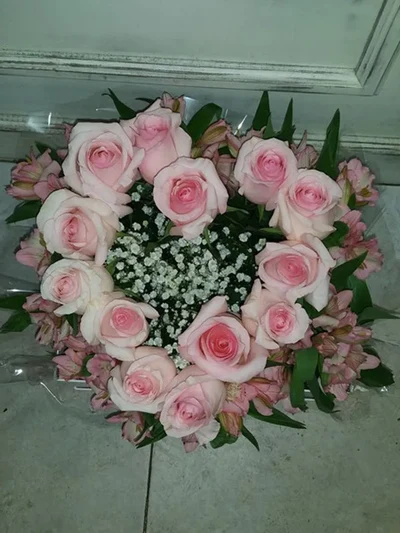 Corazón de Rosas Rosas