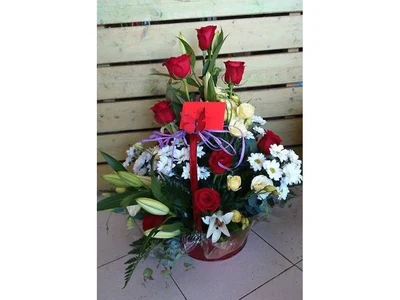 Cesta de Flor variada