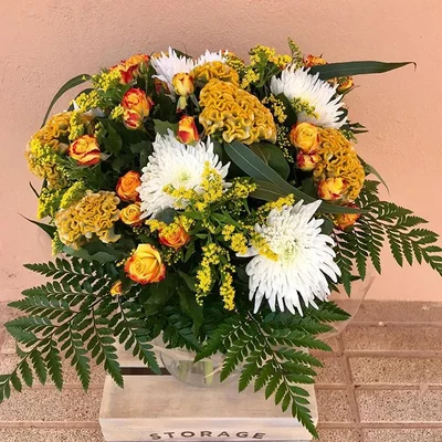 Ramo de Flores tonos Amarillos