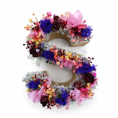 Letra Flor Seca