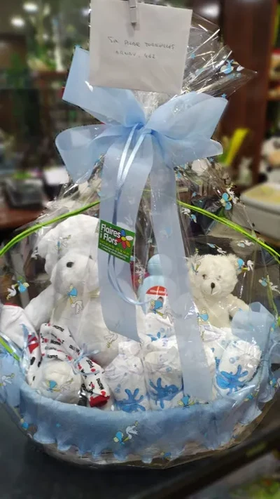 Cesta de nacimiento niño