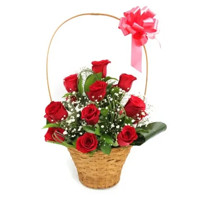 Cesta de 16 Rosas