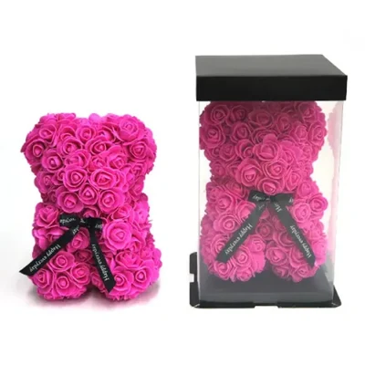 Flower teddy fucsia