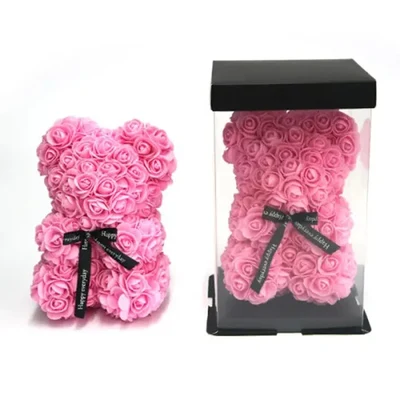 Flower teddy rosa