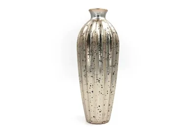 Jarrón plata. 28cm de alto.