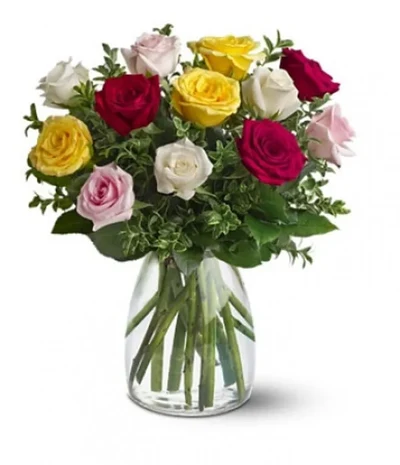 Ramo de Rosas Multicolor