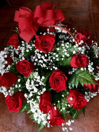 Canasto Rosas Love
