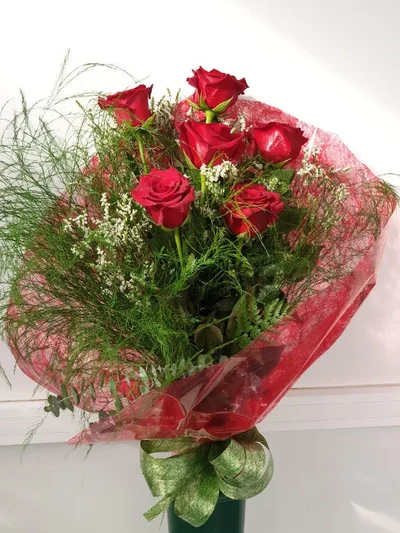 Ramo de 6 Rosas Rojas