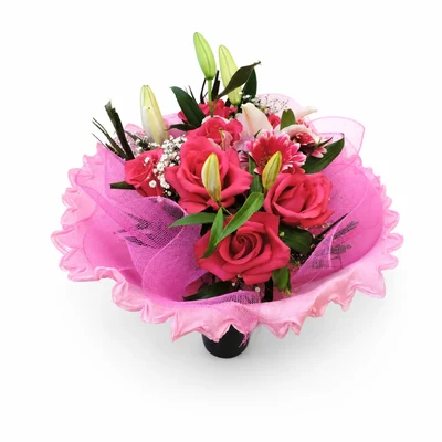 Ramo de Flores Variado tonos Fucsia