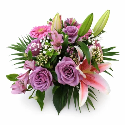 Ramo de Flores Variado tonos rosas