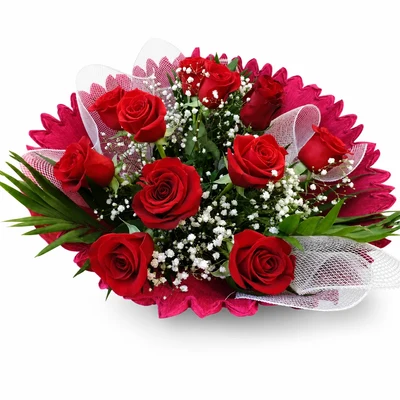 Ramo de Rosas Rojas Pinocho Rojo