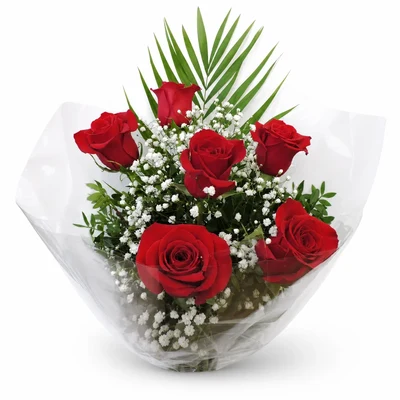 Ramo de Rosas Rojas sin papel