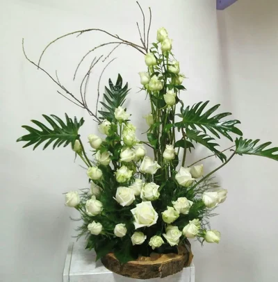 Centro Decorativo trabajo con rosas