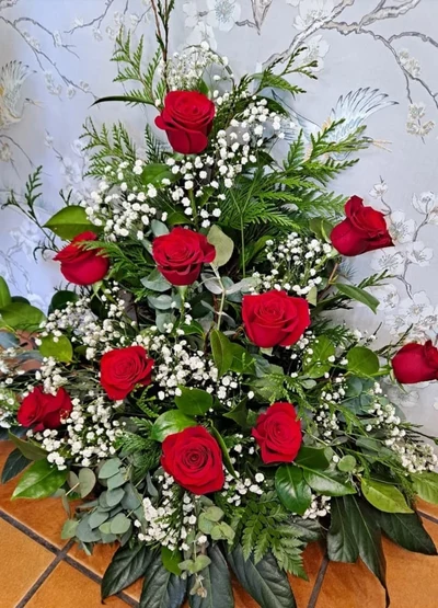 Red Roses Centerpiece
