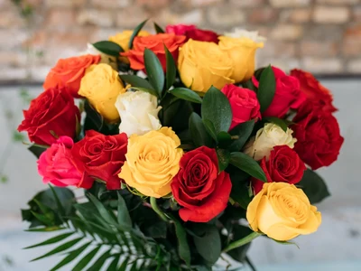 Ramo de Rosas Multicolor