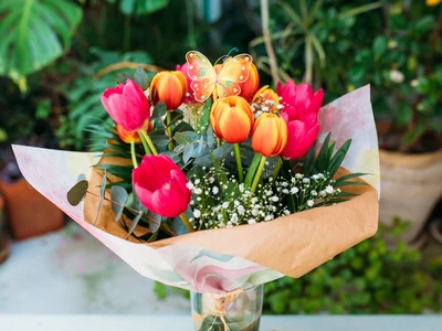 Ramo de Tulipanes Multicolor