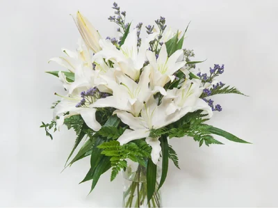 Ramo Lilium Oriental blanco