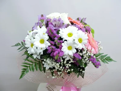 Bouquet de Flores Variado tonos rosas