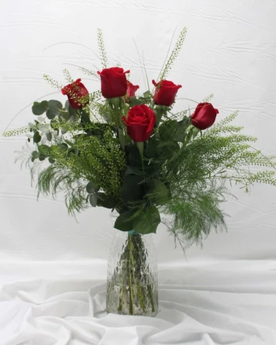 Ramo de 6 Rosas Rojas