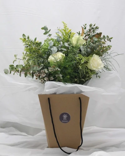 Ramo Blanco de 3 Rosas Blancas