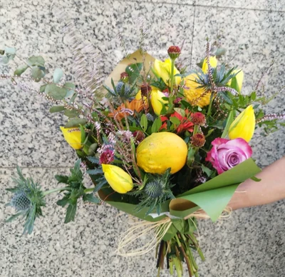 Ramo Otoñal con calabazas