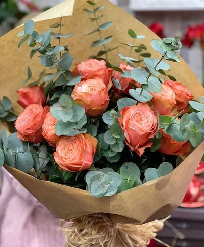 Ramo Rosas Naranjas