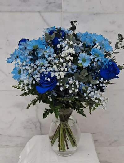 Ramo de Rosas Azules
