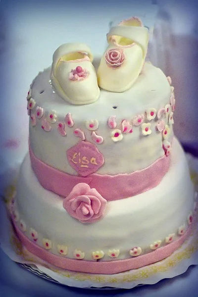 Example Newborn Fondant Cake