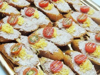 Montaditos de Foie-gras / Barquetes de Foie-gras