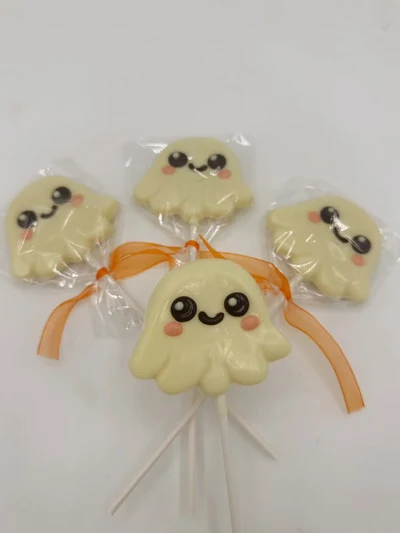 Piruleta Halloween Fantasma
