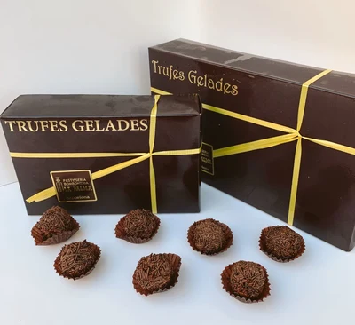 Trufas Heladas de Chocolate / Trufes Gelades de Xocolata