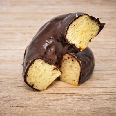 Donut de chocolate SEN GLUTE e SEN LACTOSA