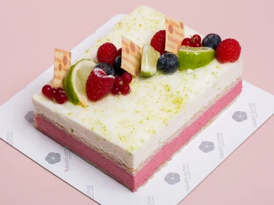Mousse Lima Frambuesa