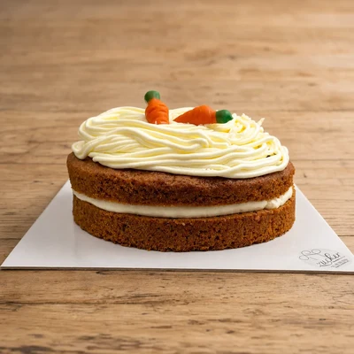 Carrot cake con crema de queixo fresco