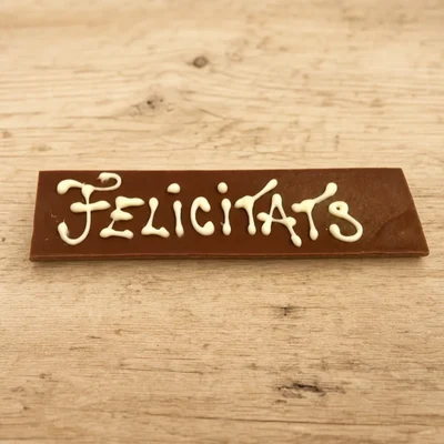 Letreiro de Chocolate para Pastel