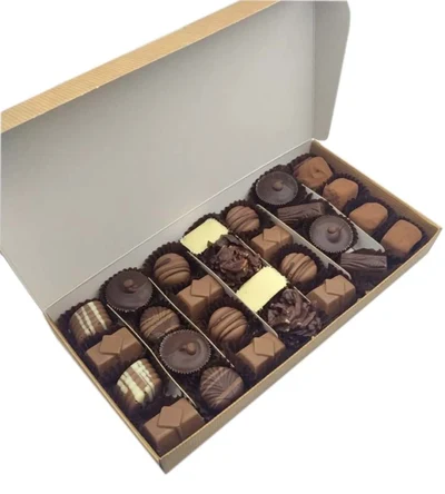 Caja Bombones y Trufas 28 unidades sin azúcar