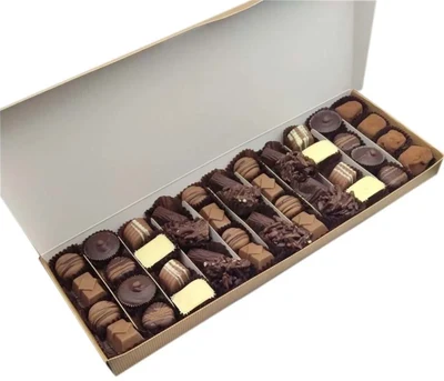 Caja Bombones y Trufas 44 unidades sin azúcar